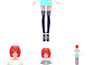 create stylized 3d anime character